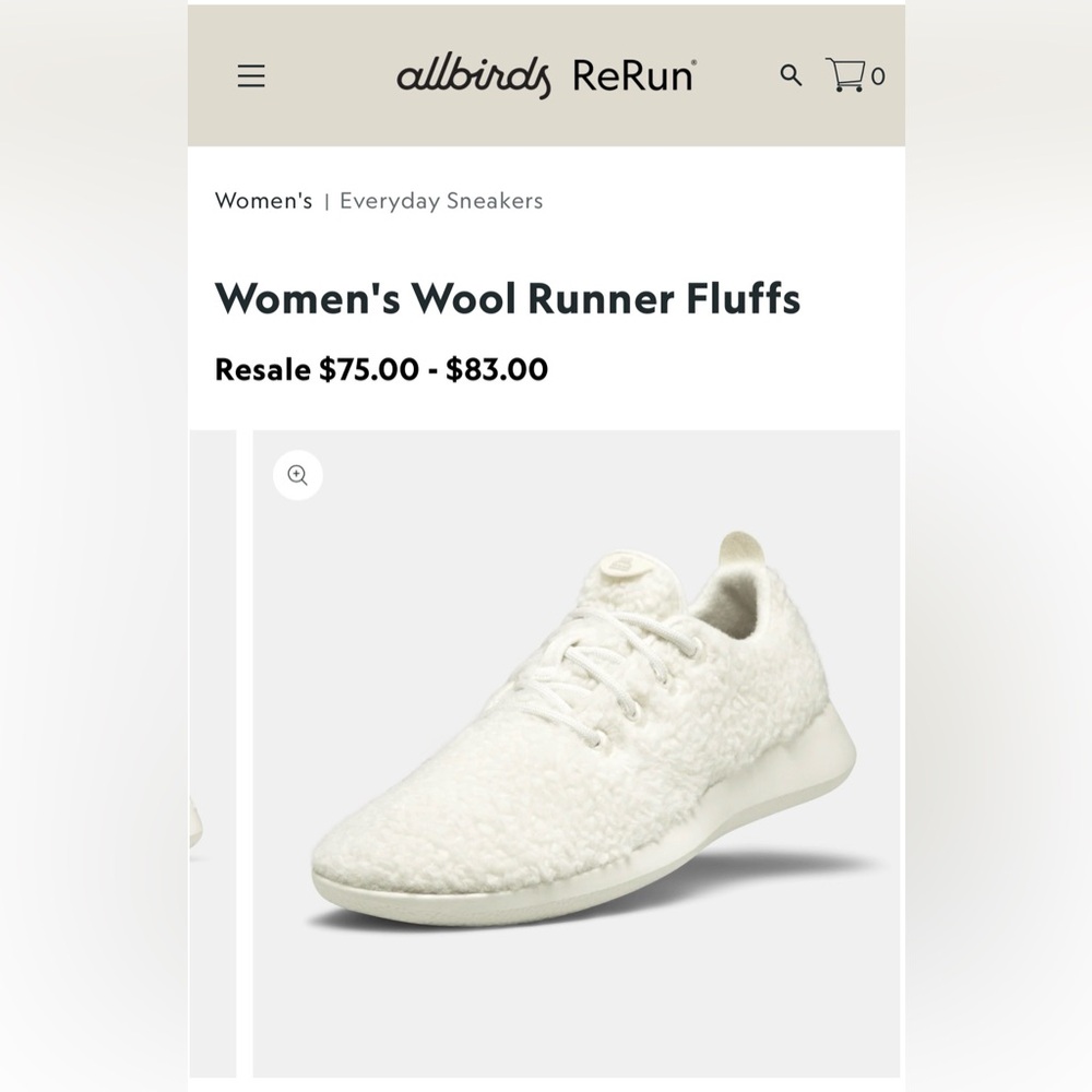 Allbirds Women's Wool Runner Fluffs - Cream
